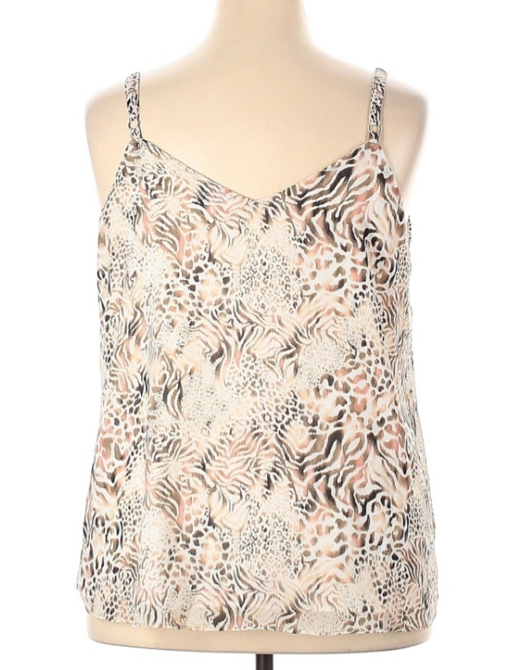 Torrid Sophie Animal Print Cami Top Sz 1 EUC